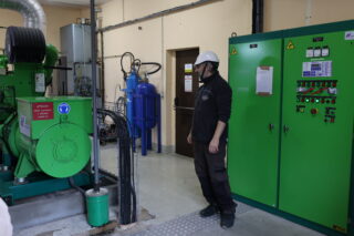 Turbine du Radôme, lors de la visite des semaine sur tourisme économique et des savoir faire