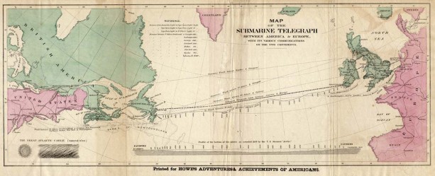 Atlantic cable Map