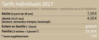 Tarifs Individuels 2017
