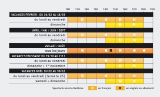 horaires