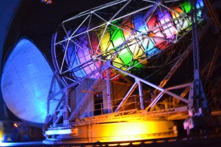 Spectacle son et lumière sous le Radôme