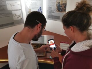 Parcours de visite avec smartphone