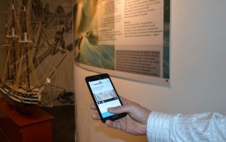visite avec smartphone