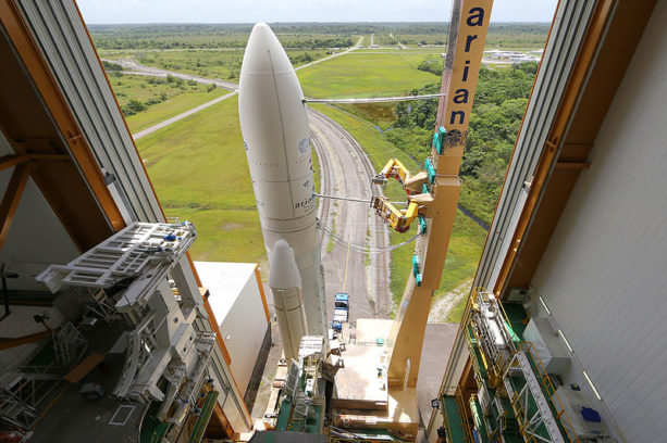 Bâtiment d'assemblage du lanceur Ariane 5 à Kourou