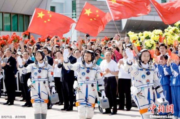 retour de l'équipage du Shenzhou IX