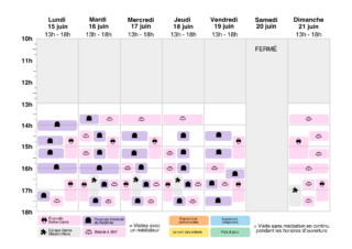 planning semaine 25